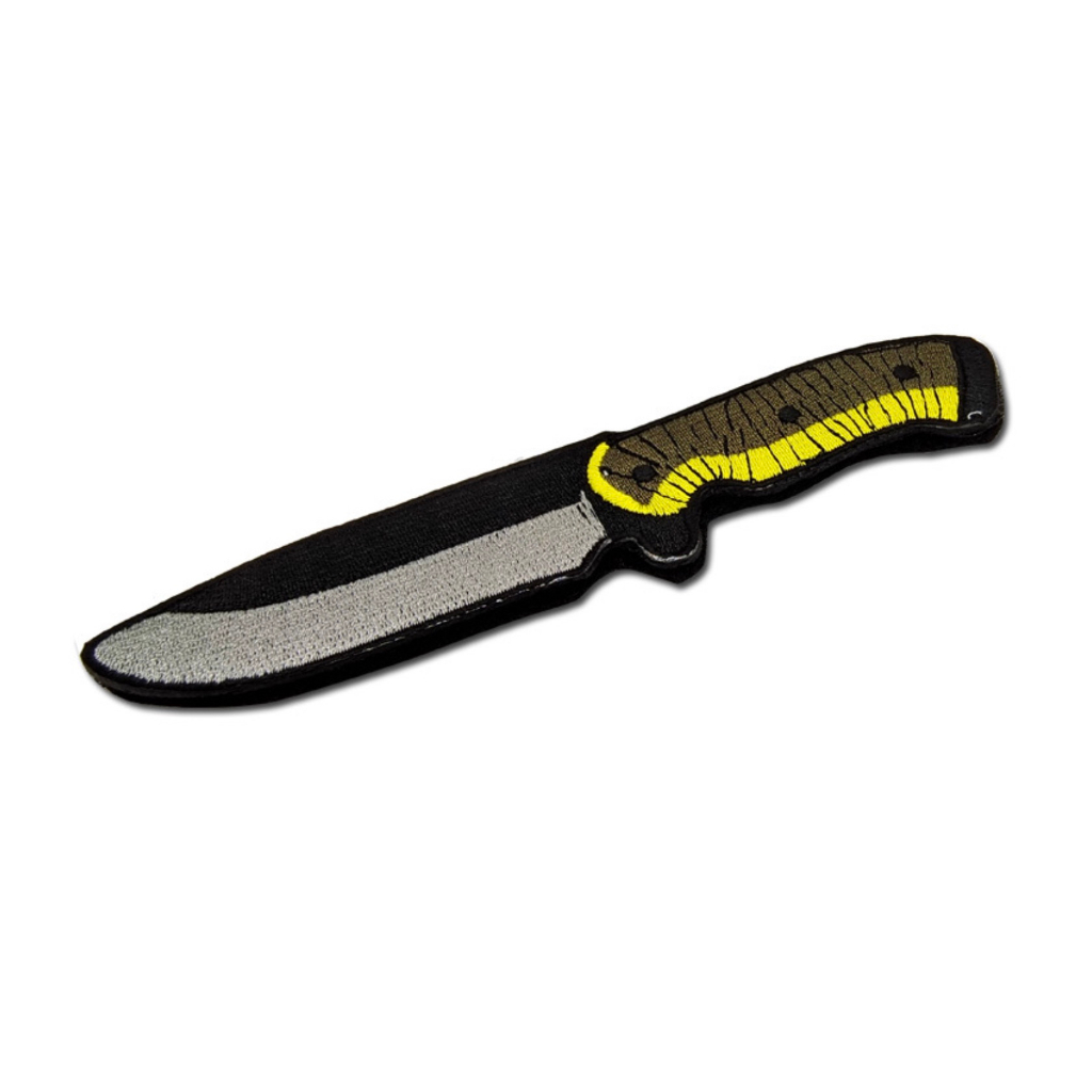 Patch vải hình dao_kiếm velcro gắn ba lô , túi xách, nón , quần áo chiến thuật