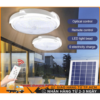 Đèn trần trong nhà LED năng lượng mặt trời Đèn led ốp trần năng lượng mặt trời chống nước chống sét siêu sáng