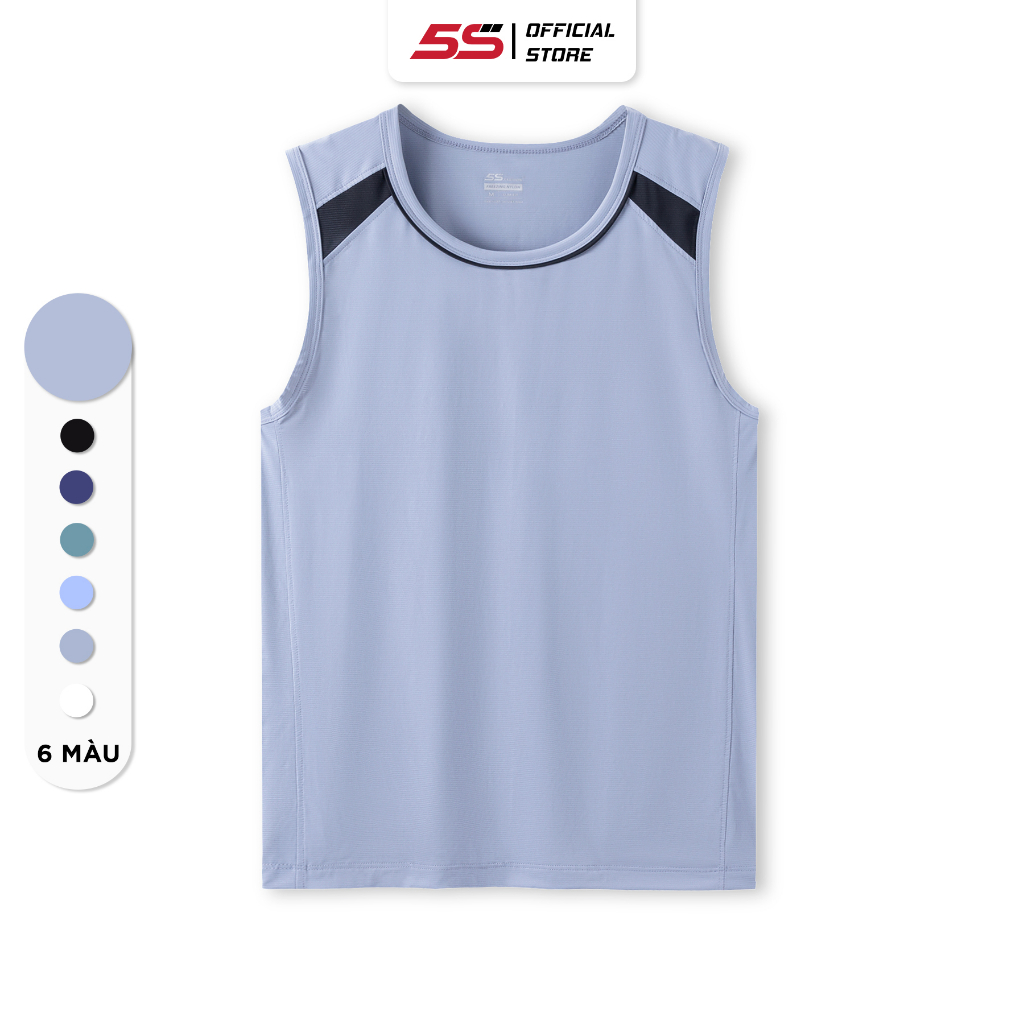 Áo Sát Nách Nam 5S, Siêu Mát, Thoáng Khí, Thể Thao, Khỏe Khoắn, Năng Động (01-ATT23002)