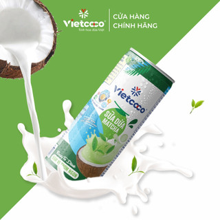 [COMBO 6 LON] sữa dừa matcha Vietcoco 240ml