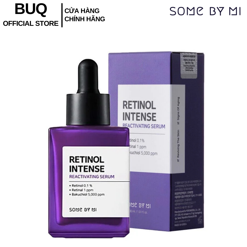 Tinh Chất Retinol Căng Bóng Da Collagen và Peptides Some By Mi Retinol Intense Reactivating Serum 30ml