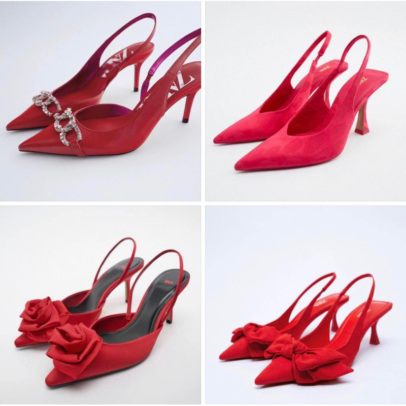 ORDER ❤️ ZR Giày mũi nhọn màu đỏ nhiều mẫu đẹp