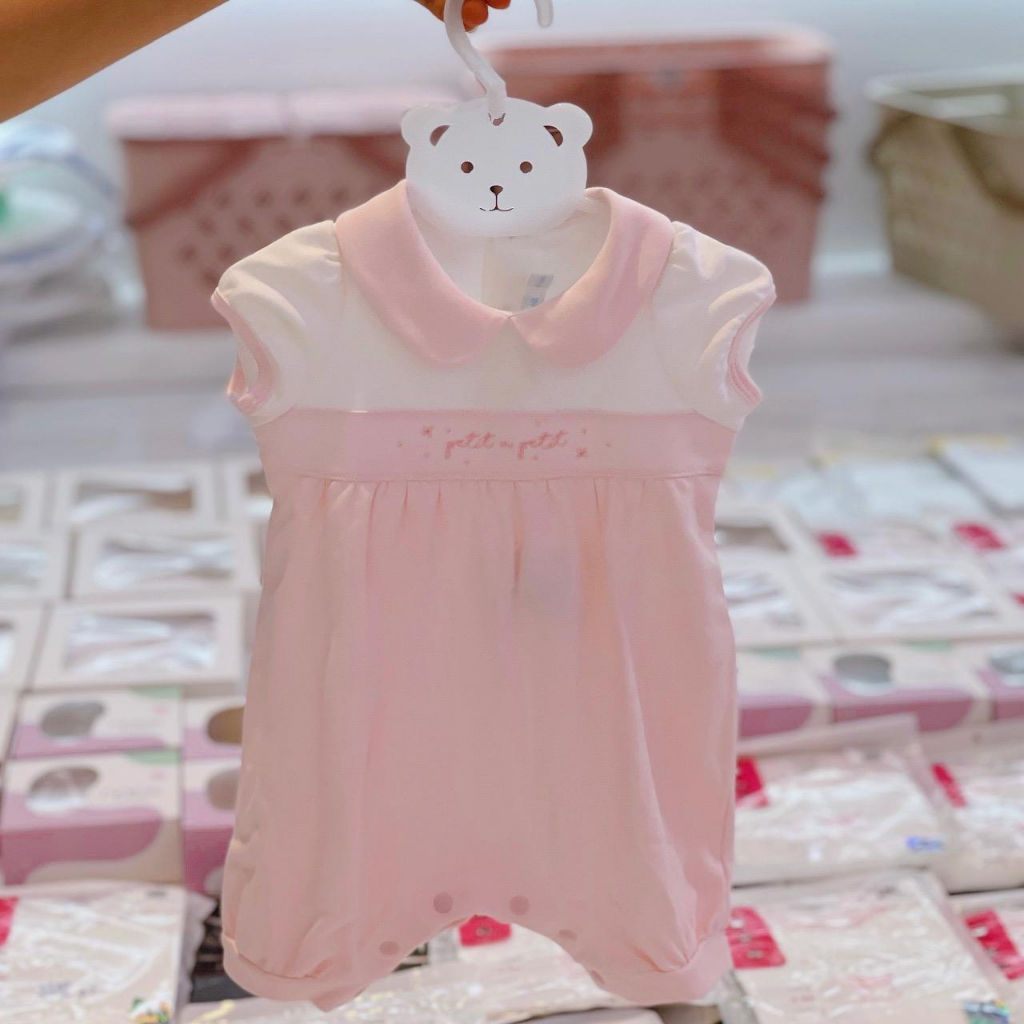 NOUS-body cộc tay phối màu cho bé nữ và bé nam