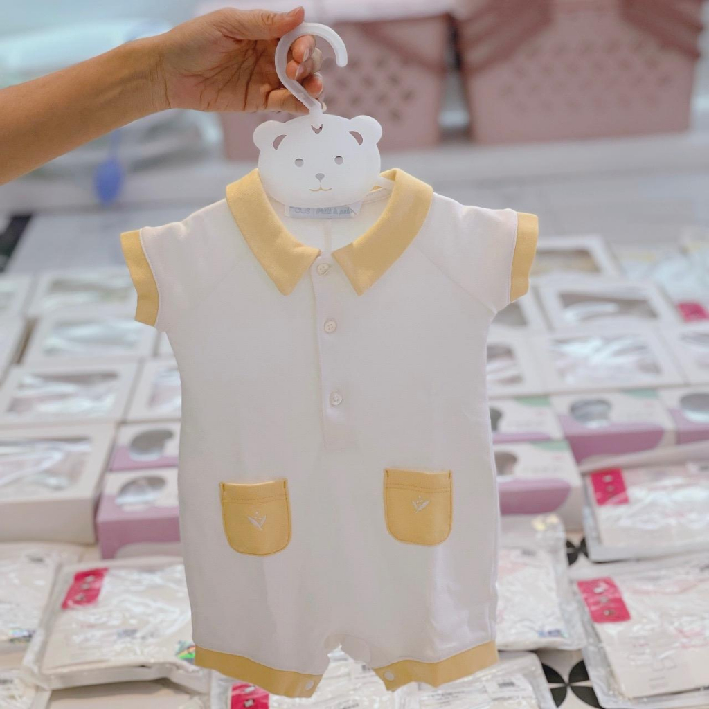NOUS-body cộc tay phối màu cho bé nữ và bé nam