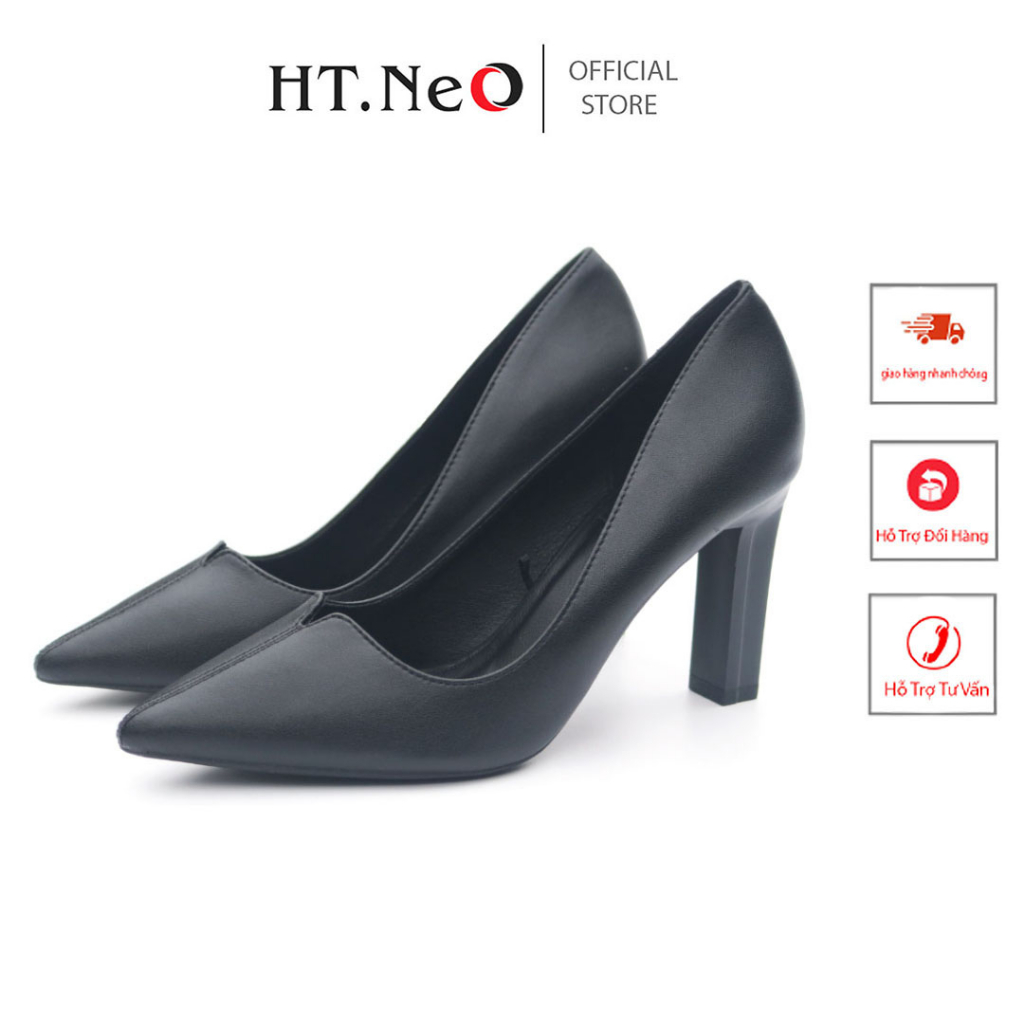 Giày cao gót nữ 9cm HT.NEO Da thật 100%, Thiết kế mũi nhọn phong cách basic nhẹ nhàng ,sang trọng GL03