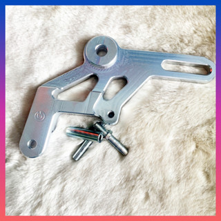 Pas cnc gắn sau Raider/ Satria sử dụng heo zin, sài đĩa 220mm_pát cnc sáng bóng kèm chốt gài heo