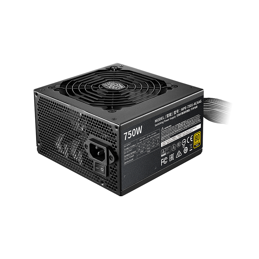 Nguồn Máy Tính Cooler Master MWE GOLD 750-V2 750W Khả năng chịu nhiệt cao