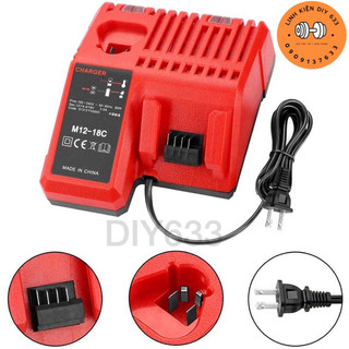 Sạc milwaukee m12-18c 3a