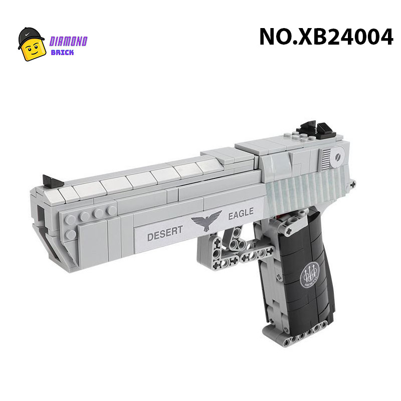 Đồ Chơi Lắp Ráp Kiểu LEGO Mô Hình Súng Lục Bạc Derest Eagle Huyền Thoại Trong CSGO PUBG CF Free Fire XB24004 Xingbao