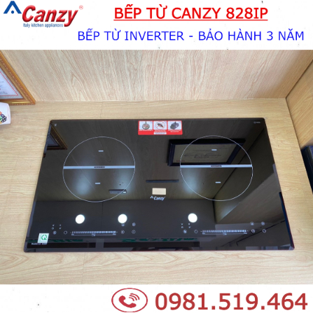 Bếp Từ Đôi Canzy 828IP - Tích hợp nhiều chức năng nấu chiên rán xào hấp /Bảo hành chính hãng 3 năm
