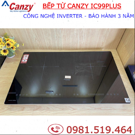 Bếp từ đôi Canzy IC99plus - Bếp từ Inverter - Bảo hành chính hãng 3 năm