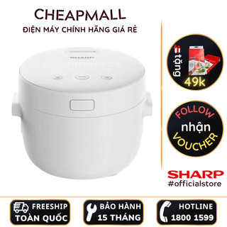 Nồi cơm điện sharp ks-com110dv-wh 1.1 lít - g - cheapmall