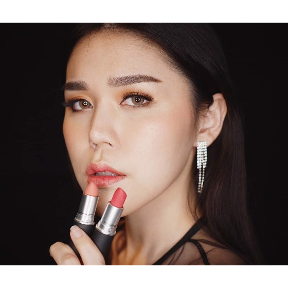 Son MAC Powder Kiss Lipstick Màu 313 Scattered Petals