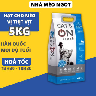 Hạt Cat’s On Hàn Quốc 5kg- thức ăn cat on cho mèo mọi lứa tuổi