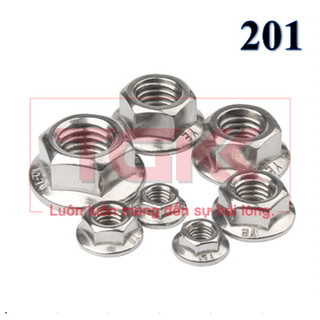 Đai ốc liền phẳng inox 201 (M5-M8)