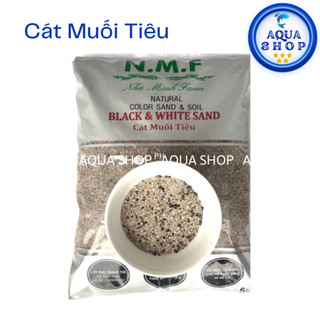 (1KG) Cát Muối Tiêu Trải Nền, Trang Trí Bể Cá