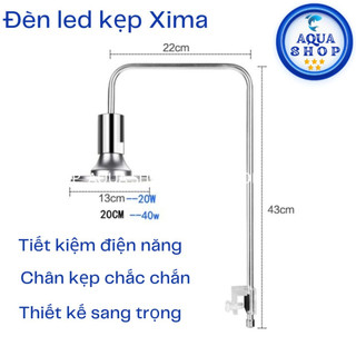 Đèn led kẹp xima 3w, 20w, 40w - ánh sáng trắng, wgrb