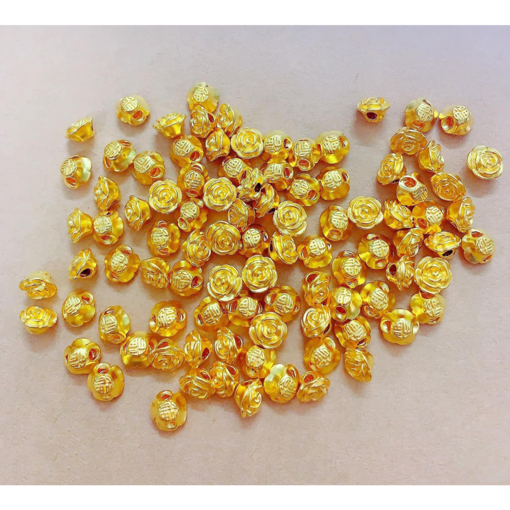 Vòng charm 24k nguyên chất tết chỉ đỏ - thời trang sang trọng - Tamiajewelry