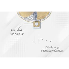 Quạt treo tường M40C với độ phủ gió xa hơn 10m, có 3 màu sắc để lựa chọn