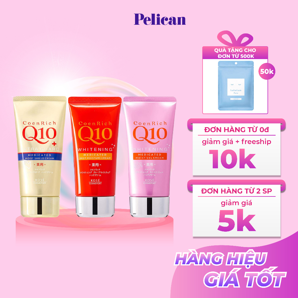 Kem Dưỡng Da Tay Kose Coen Rich Q10 Nhật Bản