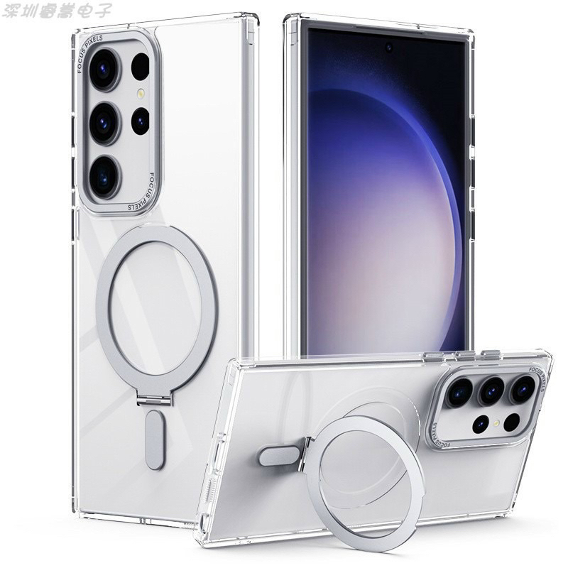 Ốp lưng Likgus hỗ trợ sạc kiêm giá đỡ cho Samsung S23 Ultra bảo vệ máy siêu sang
