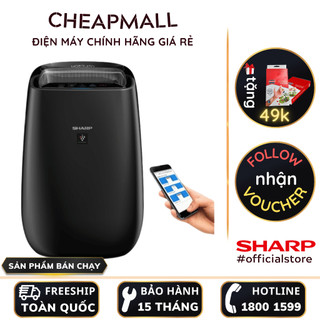 Máy lọc không khí Sharp Inverter khử mùi lọc bụi mịn phòng 30m2 - 50m2 cảm biến báo chất lượng không khí - CheapMall