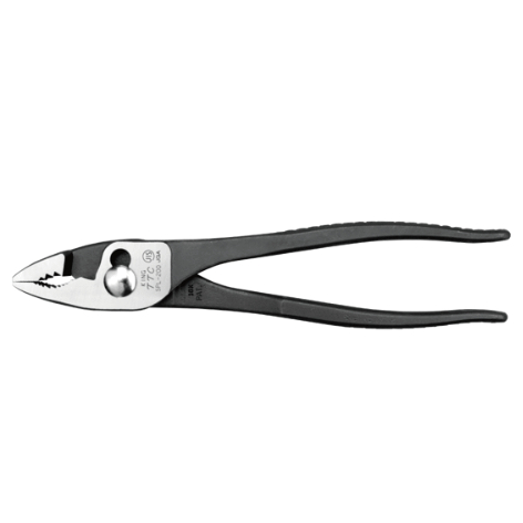 Kìm cá sấu răng cưa chéo loại mỏng cán bọc 200mm Tsunoda S-PL-200XG