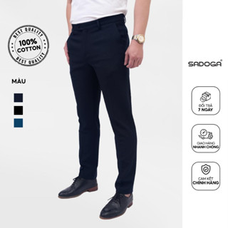 Quần Âu Nam Sadoga Basic Chất Liệu Cao Cấp Đứng Form QR539