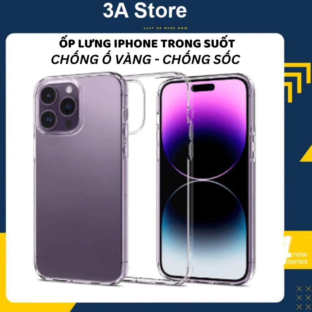 Ốp iphone trong suốt LIKGUS CRYSTAL bảo vệ camera chống ố vàng ốp lưng chống sốc ip 11 12 13 14 pro max 3astore