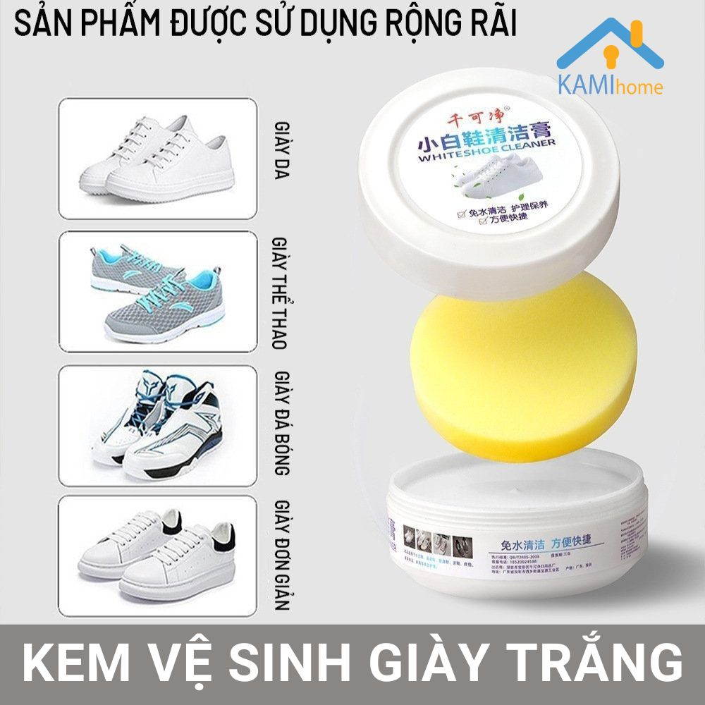 Kem vệ sinh tẩy sạch giày trắng ba lô đồ vải hiệu quả 70027