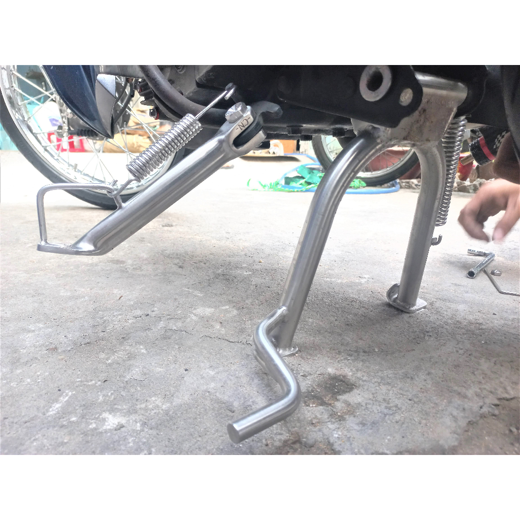 Chống đứng chống nghiêng inox304 gắn cho sirius XC