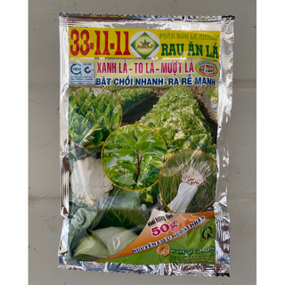 Phân bón lá cho rau 33-11-11 arrow - gói 50gr