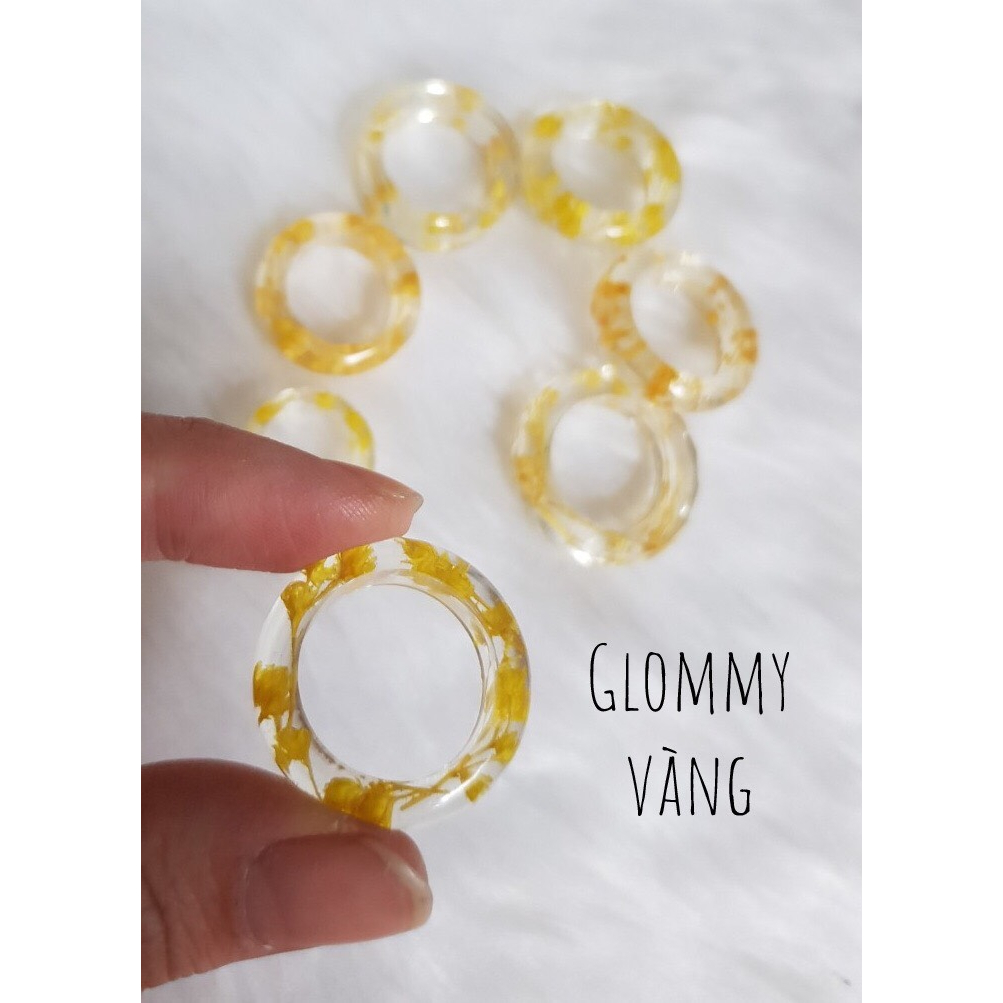 Nhẫn đôi nam nữ, nhẫn nam, nhẫn nữ cá tính làm từ resin VeryMe handmade