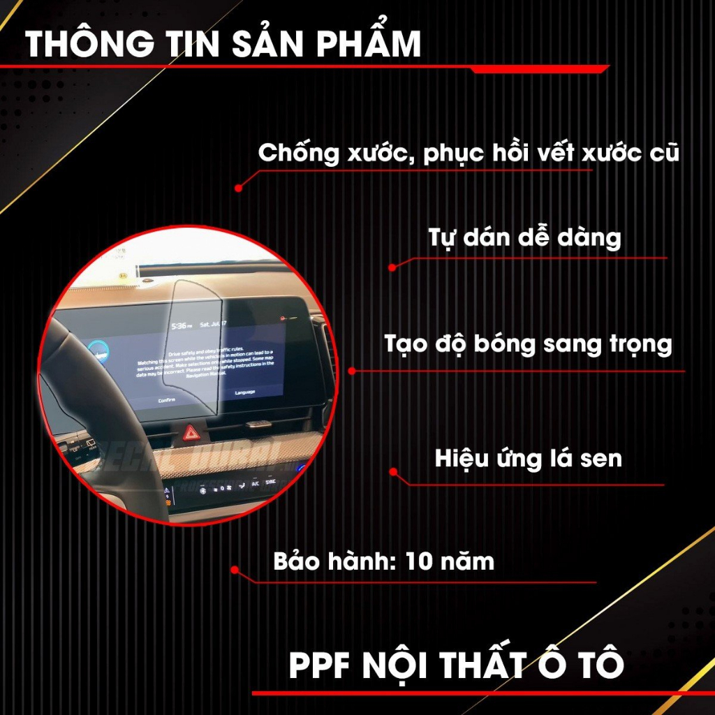 PPF dán nội thất xe Cx30