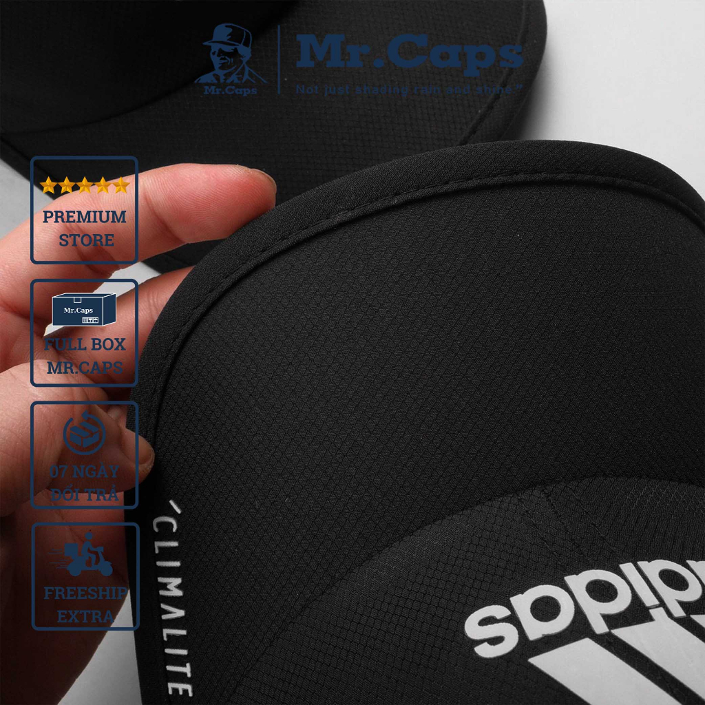 Nón kết addi.das vải dù cao cấp Full Box - Mũ lưỡi trai adidas nam nữ thời trang Hàn Quốc form unisex Mrcap Store
