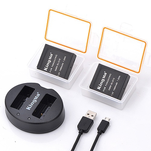 Pin sạc đôi Kingma cho Panasonic DMW-BLG10