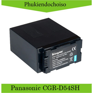 Pin máy quay kingma for panasonic cga-d54sh