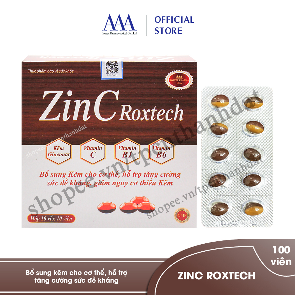 Mua Viên Kẽm ZinC Roxtech hỗ trợ tăng cường sức đề kháng, bồi bổ cơ thể ...