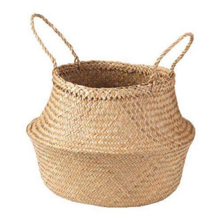 Giỏ cói trồng cây HANHDECOR ,giỏ cói đựng đồ nhiều kích thước,Chậu Trồng Cây Giả