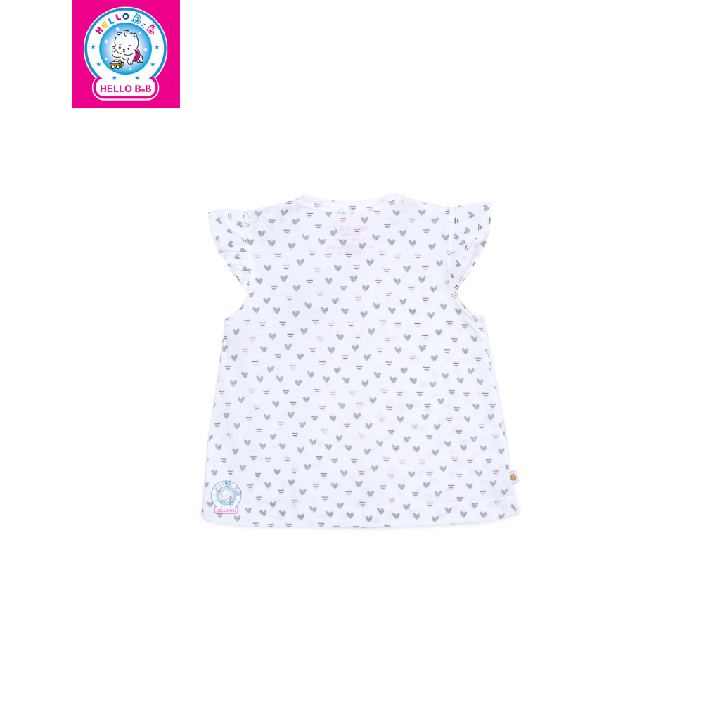 Áo sơ sinh cài vai bông bé gá i ASS0037 - HELLO BnB