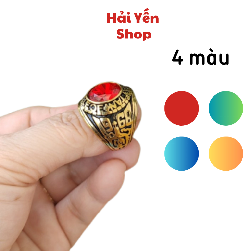 Nhẫn xưa 1968 chất liệu đồng đúc của nam