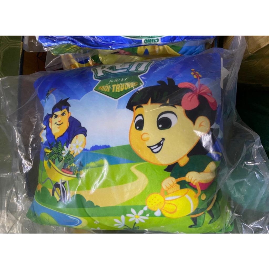 GỐI VUÔNG ÊM ĐA NĂNG CHO BÉ QUÀ TẶNG SỮA KUN