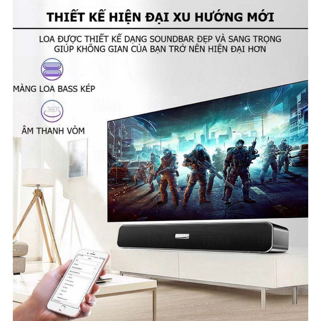 Loa bluetooth không dây siêu bass Gutek A36 đa năng nghe nhạc âm thanh sống động sử dụng USB thẻ nhớ | BigBuy360 - bigbuy360.vn