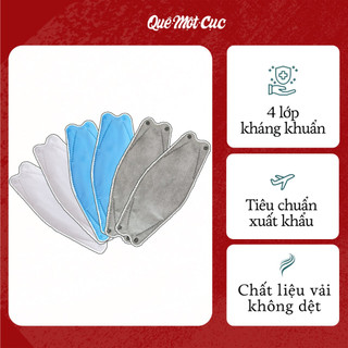 50 chiếc khẩu trang 4 lớp kháng khuẩn 4D Mask Kf94 tiêu chuẩn xuất khẩu