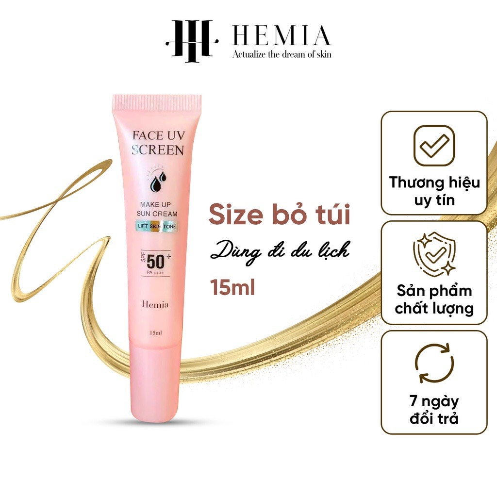 Kem Chống Nắng Hemia mini 15ml