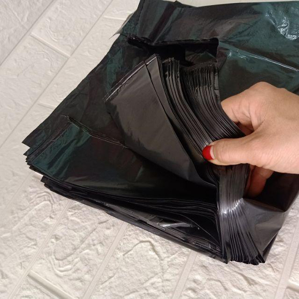 Túi Bóng Đen - Túi Nilon Có Quai Xách Đựng Rác Bọc Hàng Tiện Ích Loại Túi Đựng 2kg, 5kg, 10kg, 15kg