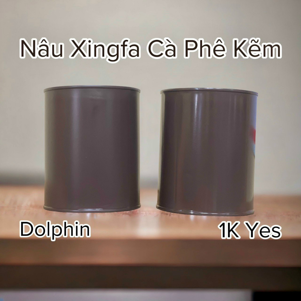 (Hot Hot Hot) Sơn Kẽm Màu Nâu Xingfa Cà Phê 1K Yespaint Lon 800GR