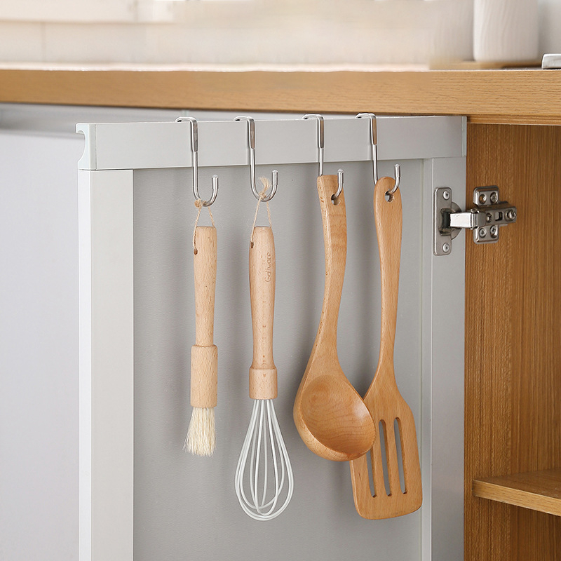 Móc Inox Treo Cánh Tủ Hình Chữ S, Gắn Sau Cánh Cửa Tủ, Cửa Nhà Tắm, Nhà Bếp Treo Đồ Đa Năng, Tiện Dụng