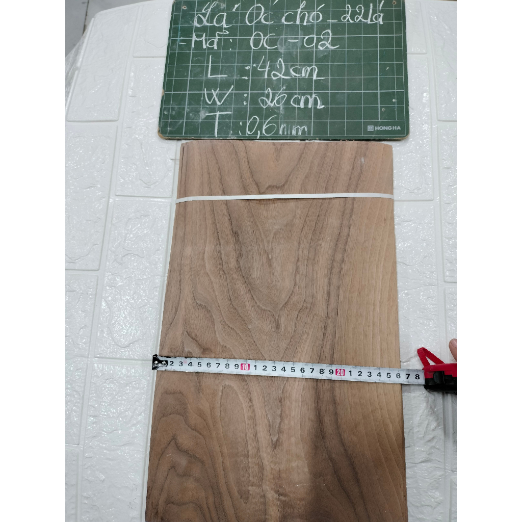 Ván lạng Veneer óc chó gỗ tự nhiên 42*26