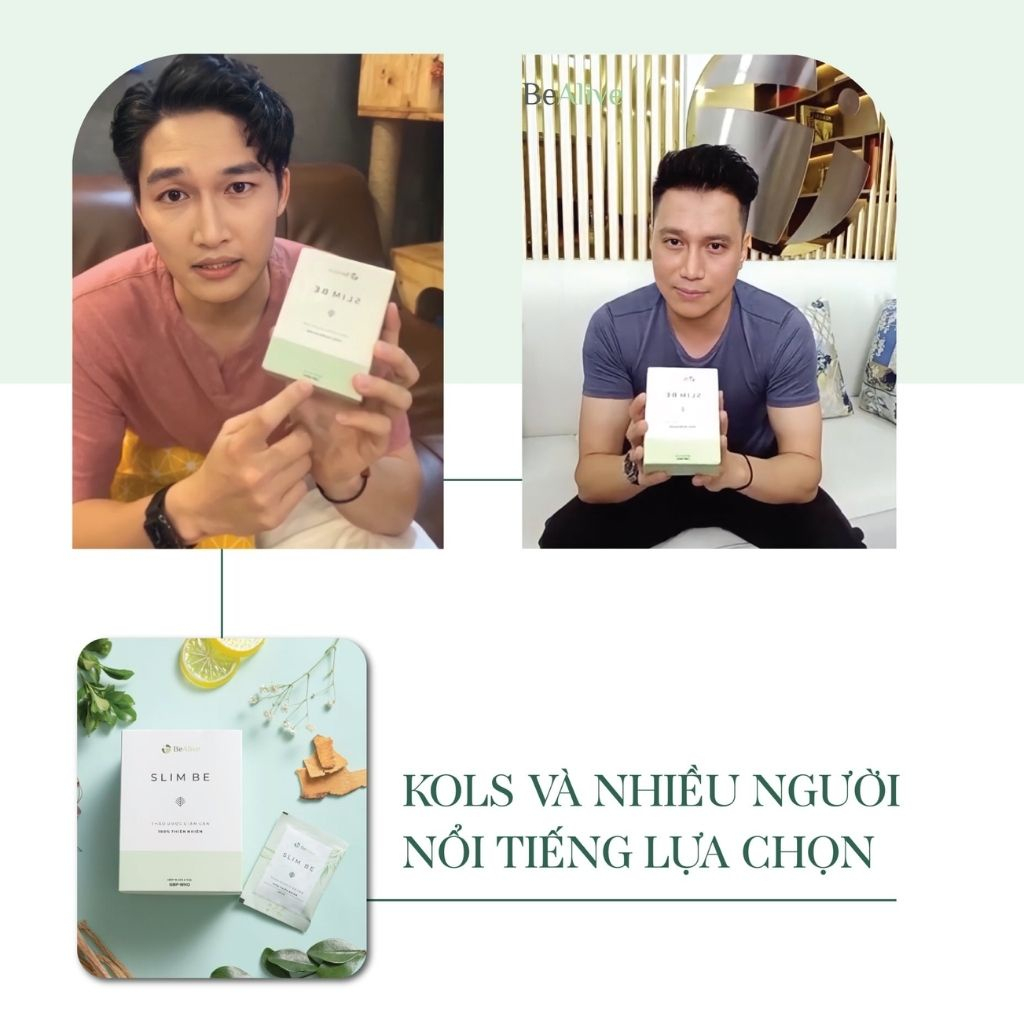 Giảm Cân Slim Be Của BEALIVE Hộp 30 Viên Chính Hãng Giúp Giảm Cân An Toàn Giảm 2 đến 3 Kg Chỉ Sau 15 Ngày